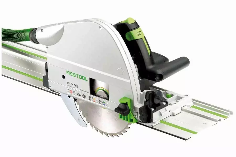 Scie Circulaire FESTOOL TS 75 EBQ-Plus-FS - 1600W Ø210 Mm - Avec Rail FS 1400/2 + Lame Wood Universal - 576115