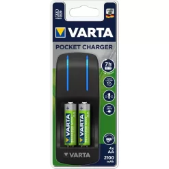 Chargeur VARTA Pocket + 4 Piles AA - 57642101451