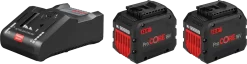 Kit 18V Procore BOSCH - 2 X Batteries 18V 12.0Ah + Chargeur GAL 1880 CV Pro - 1600A016GY