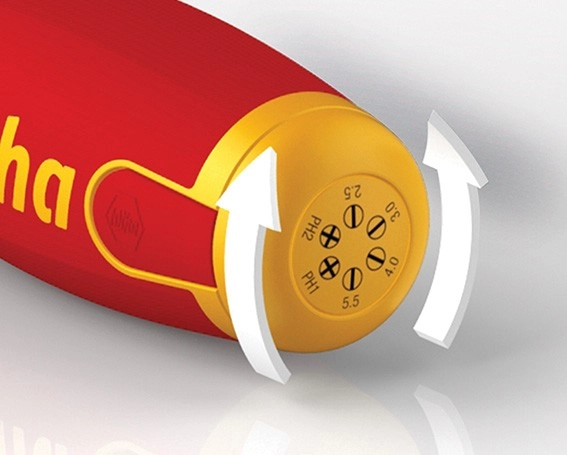 Tournevis Porte Embout Slim VDE 75 Mm WIHA Liftup - 6 Embouts FENTE /PH /XENO PZ2 - 38611 – Image 4