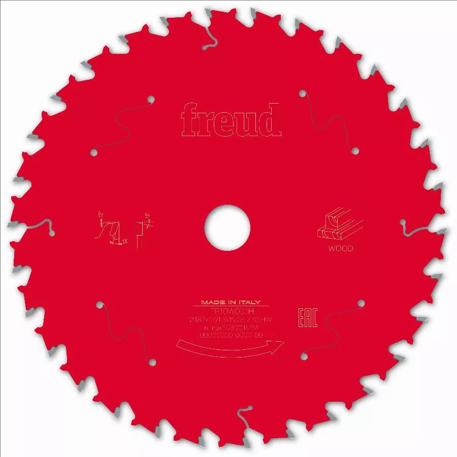 Lame Scie Circulaire Portative Filaire/sans Fil FREUD - Ø182 1,7/1,3 AL19,05 Z30 BA 15° - F03FS09700 -FR10W001H – Image 2