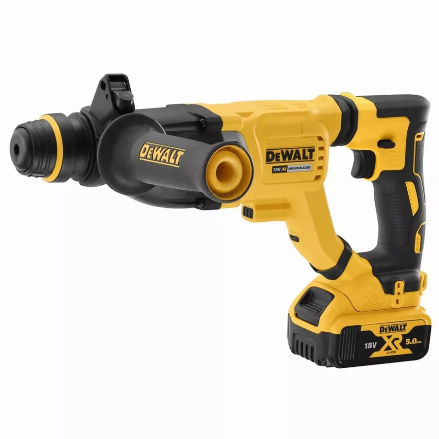 Perforateur-burineur SDS-Plus XR 18V 5aH Li-ion DEWALT - 3 Joules - Ø28 Mm - En Coffret Avec Batterie Et Chageur - DCH263P1-QW – Image 2