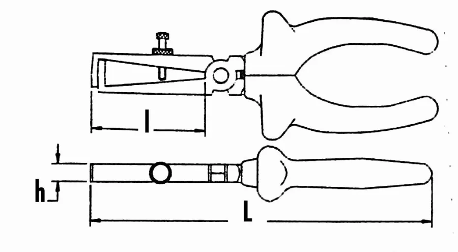 Pince A Denuder Avec Ressort 160 Mm SAM - 240R16GFME – Image 4