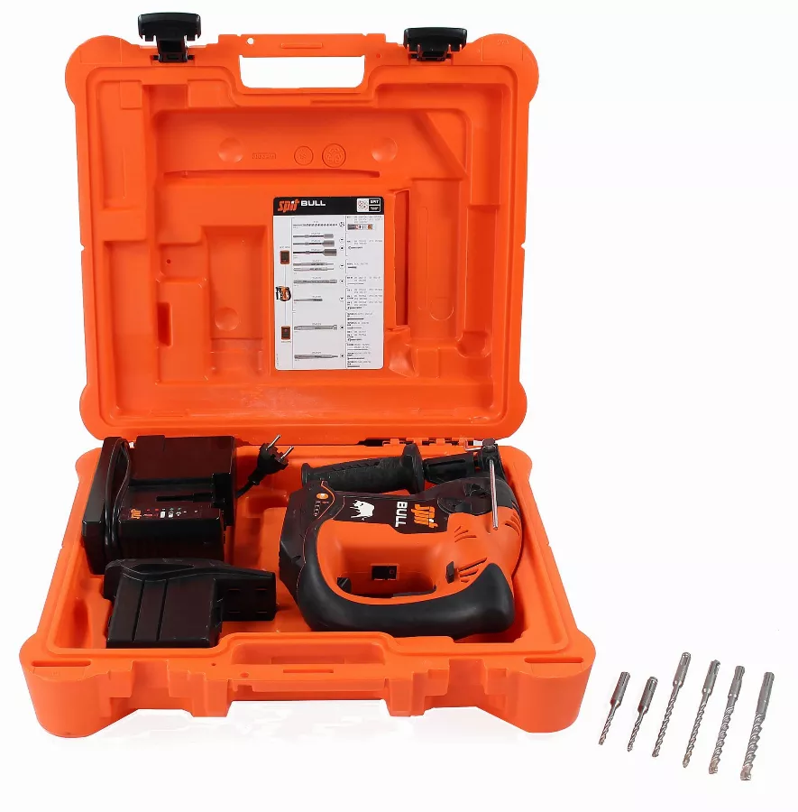 Système Chevilleur Spitbull 36V 6.2Ah Li + 6 Forets XT3 SPIT - 054682 – Image 3