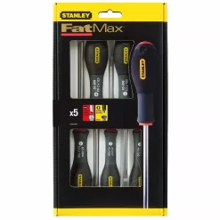 Stanley Tournevis électricien + Phillips - Jeu De 5pieces FATMAX - 0-65-440