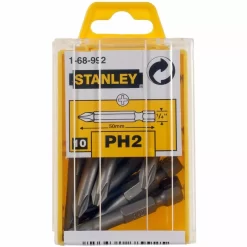 Stanley Lame De Vissage Longue Phillips Ph2 50mm - 10pieces - 1-68-992