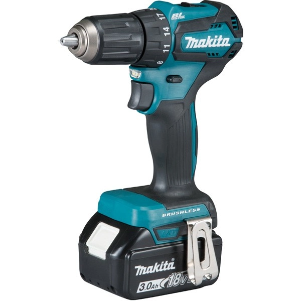 Perceuse Visseuse MAKITA 18V Li-ion 3Ah - Ø13mm - 410W - 2 Batteries + 1 Chargeur + 1 Malette Transport - DDF483RFJ – Image 4