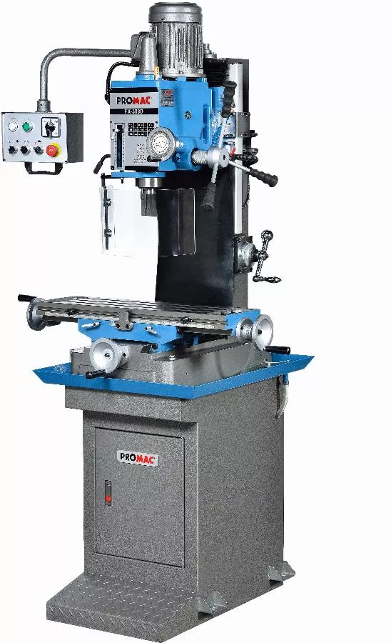 Perceuse Fraiseuse 400V 12 Vitesses PROMAC Avec Socle - FX-388D
