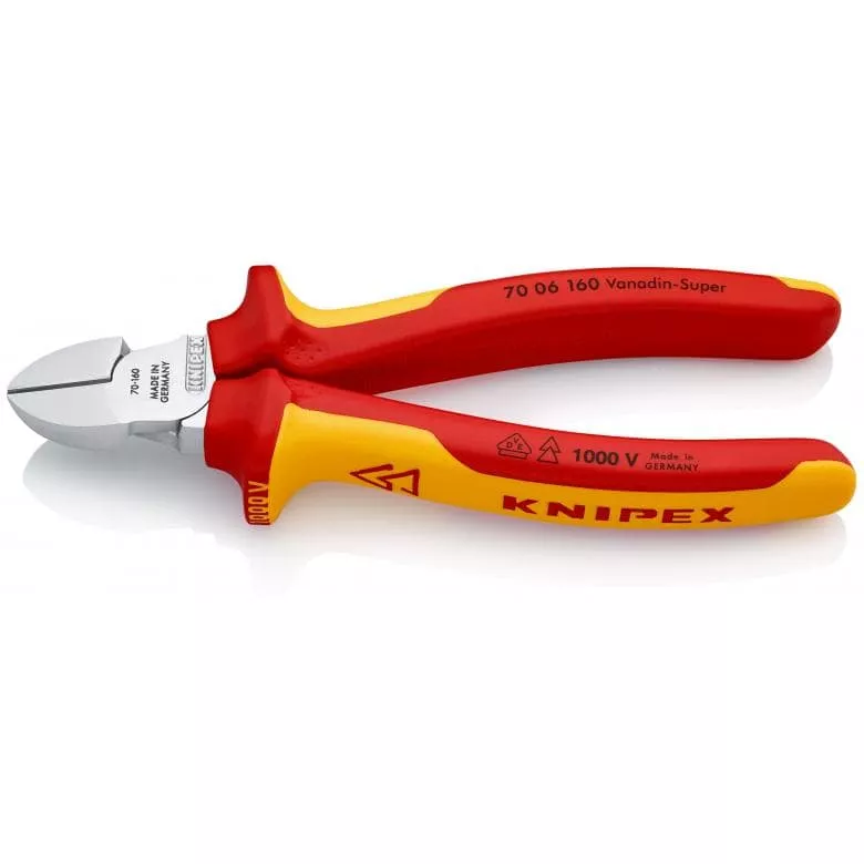 Pince Coupante De Côté KNIPEX 160 Mm - Isolé 1000V - 70 06 160 – Image 3