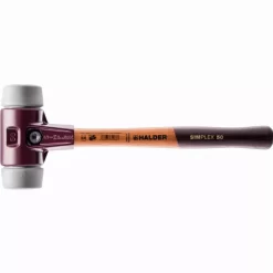 Maillet HALDER SIMPLEX TPE Moyen Avec Boîtier En Fonte Malléable Et Manche En Bois - D=40 Mm - 3003.040