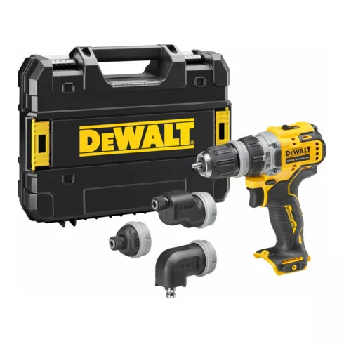 Perceuse-visseuse DEWALT 12V - 4 Porte-outils Interchangeables - Sans Batterie, Ni Chargeur - DCD703NT-XJ – Image 2