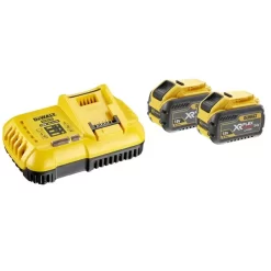 DeWALT Pack 2 Batteries XR Flexvolt 18V/54V 9Ah/3Ah Li-Ion + Chargeur - DCB118X2-QW