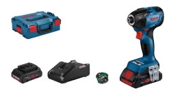 Visseuse à Chocs BOSCH GDR 18V-210 C - 2 Batteries 4.0 Ah, Chargeur + Module Bluetooth CGY 42 - 06019J0102